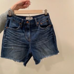 Madewell High-Rise Denim Shorts